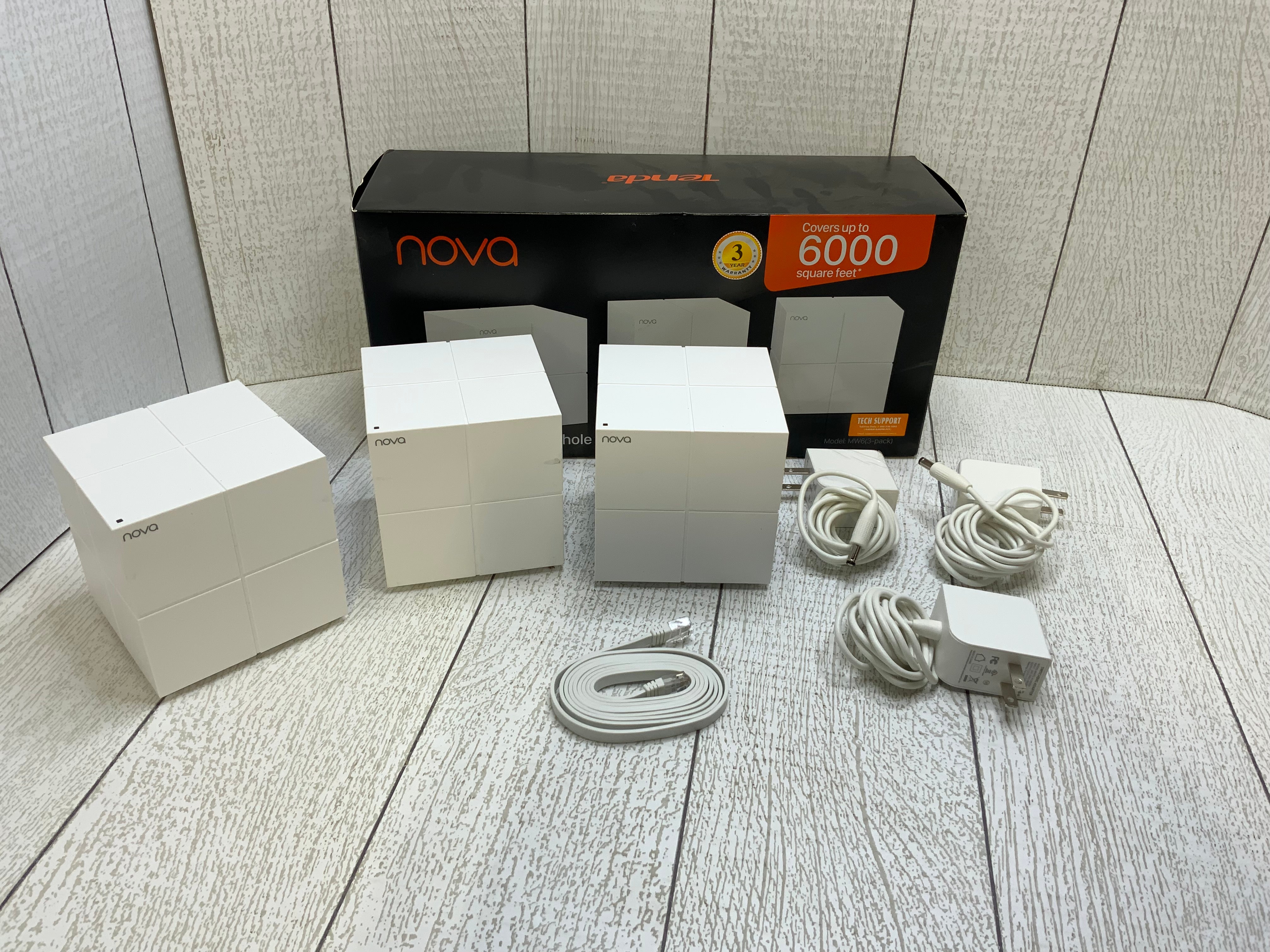 Tenda Nova Mesh WiFi System (MW6)-Up to 6000 sq.ft. Whole Home Coverage (7931461566702)